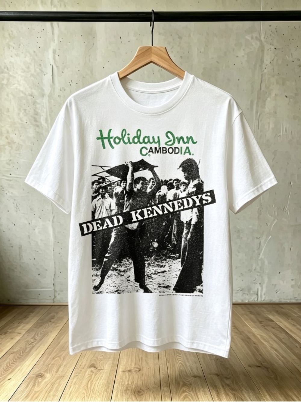 Dead Kennedys Holiday In Cambodia Mens T Shirt White Unisex